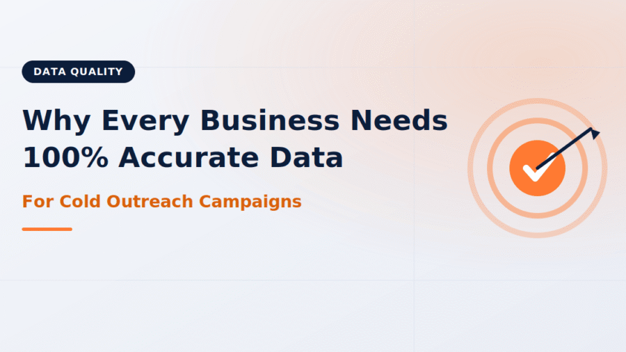 Why Every Business Needs 100% Accurate Data for Cold Outreach