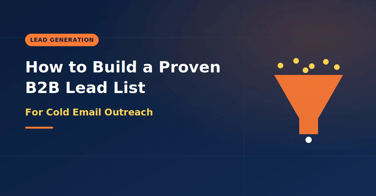 How to build a b2b lead list