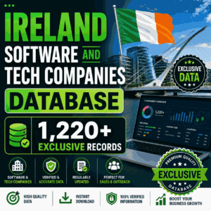 Ireland Software and Tech Companies Database – 1,220+ Exclusive Records