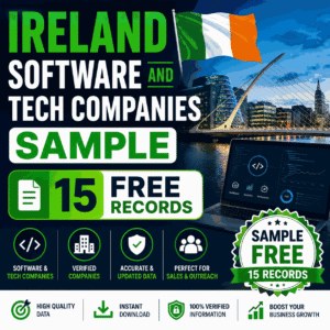 Ireland software and tech companies sample - Free 15 records